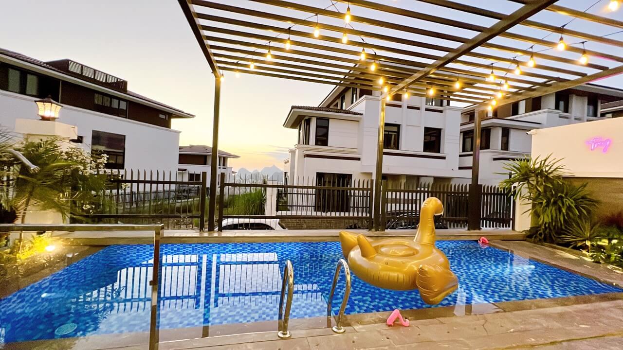 villa bể bơi riêng có diện tích 40m2