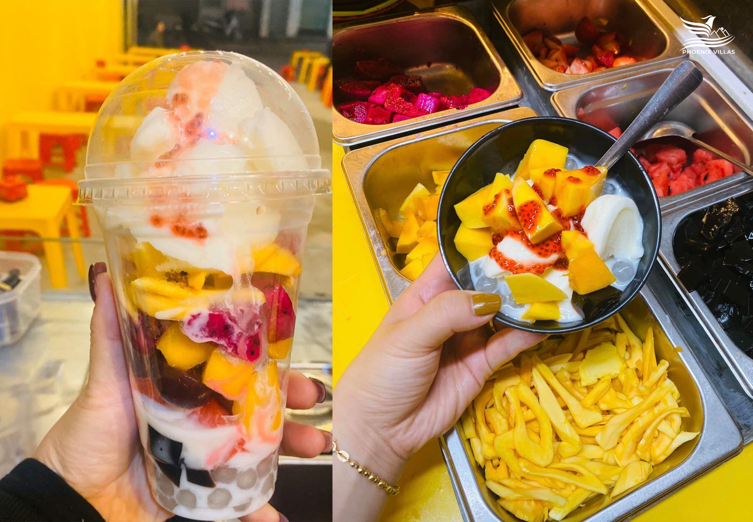 ăn vặt hạ long sữa chua cô phượng