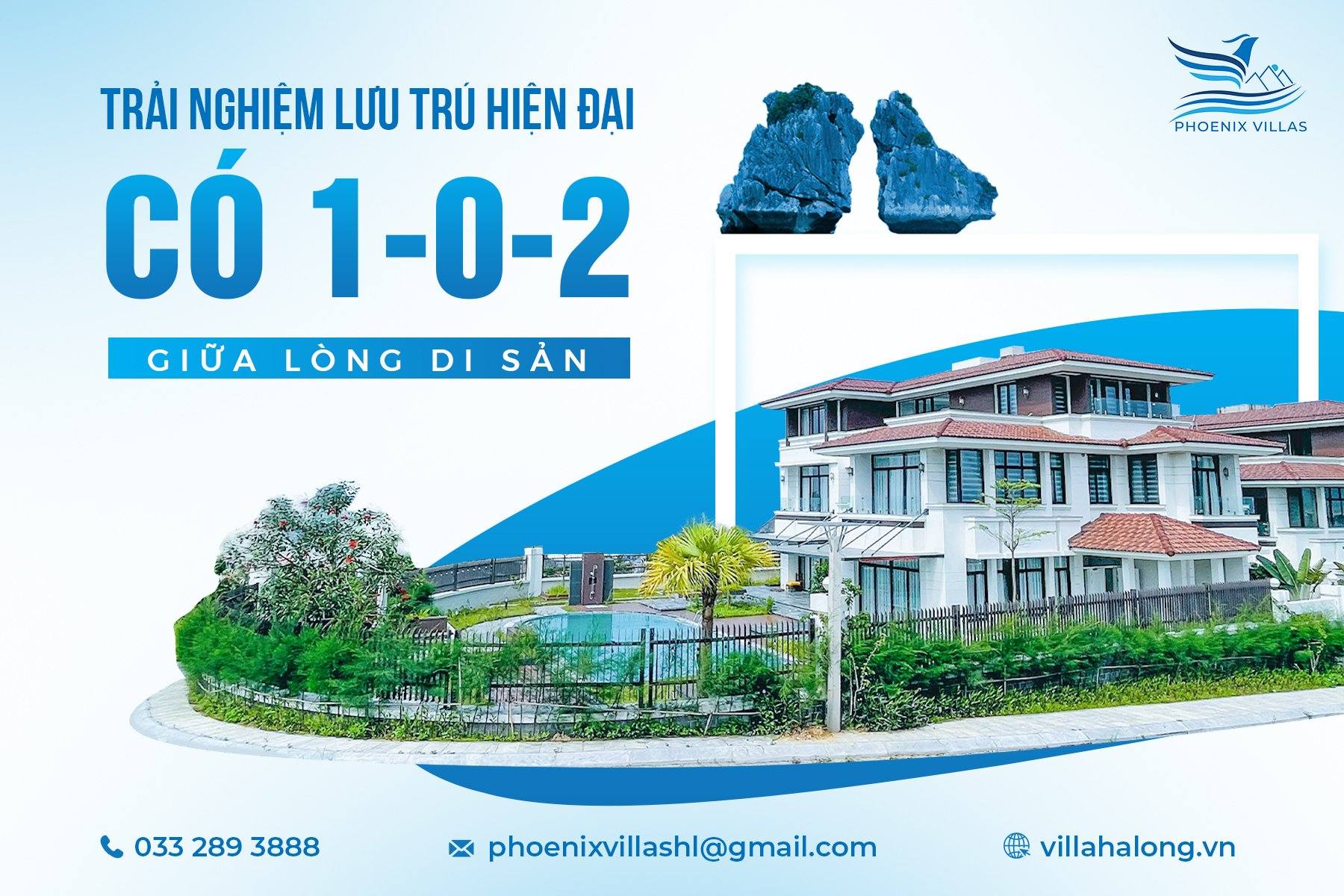 Lưu trú giữa lòng di sản tại Phoenix Villas Hạ Long