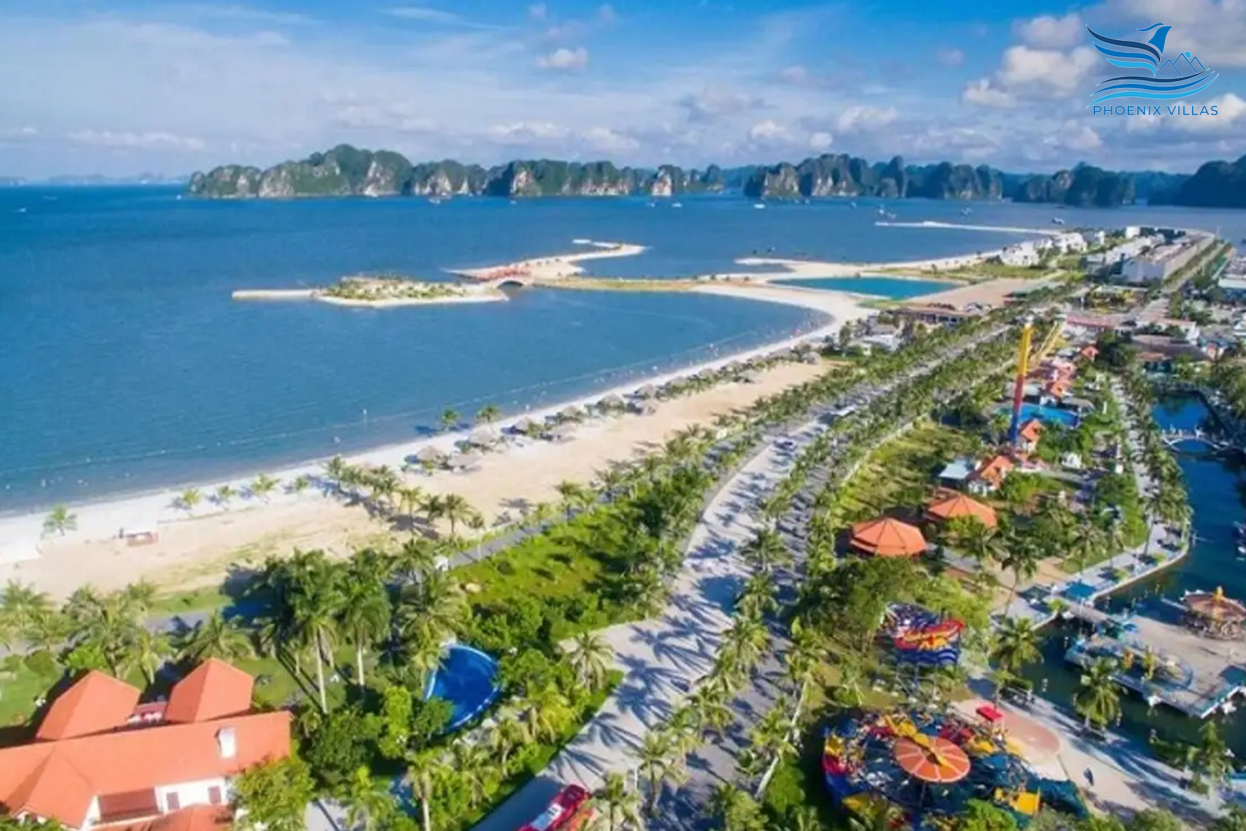 Bãi biển Tuần Châu Hạ Long thuộc quần đảo Tuần Châu với rất nhiều hoạt động vui chơi hấp dẫn