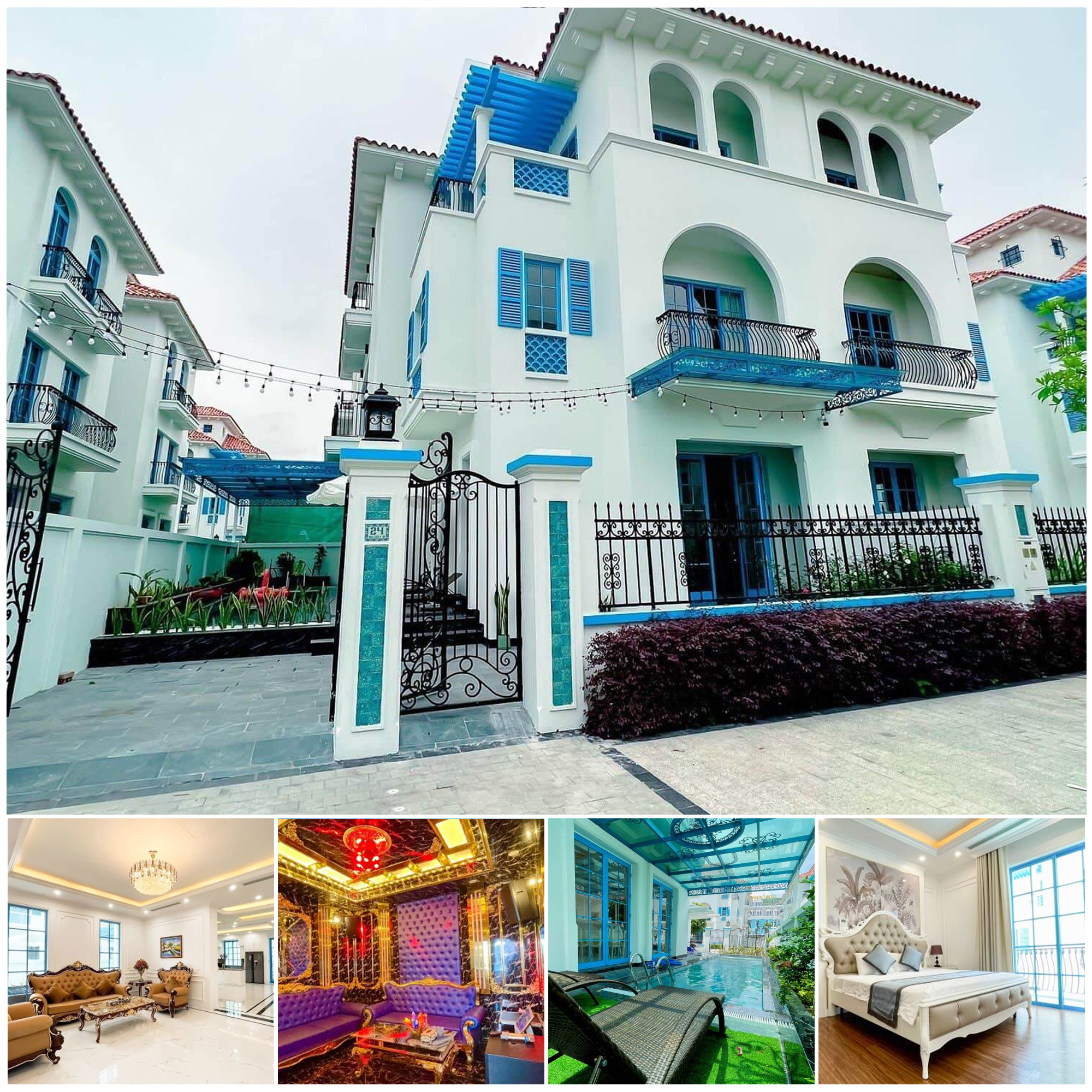 Villa Sun Feria Bãi Cháy M624: 5 phòng ngủ, bể bơi riêng, karaoke