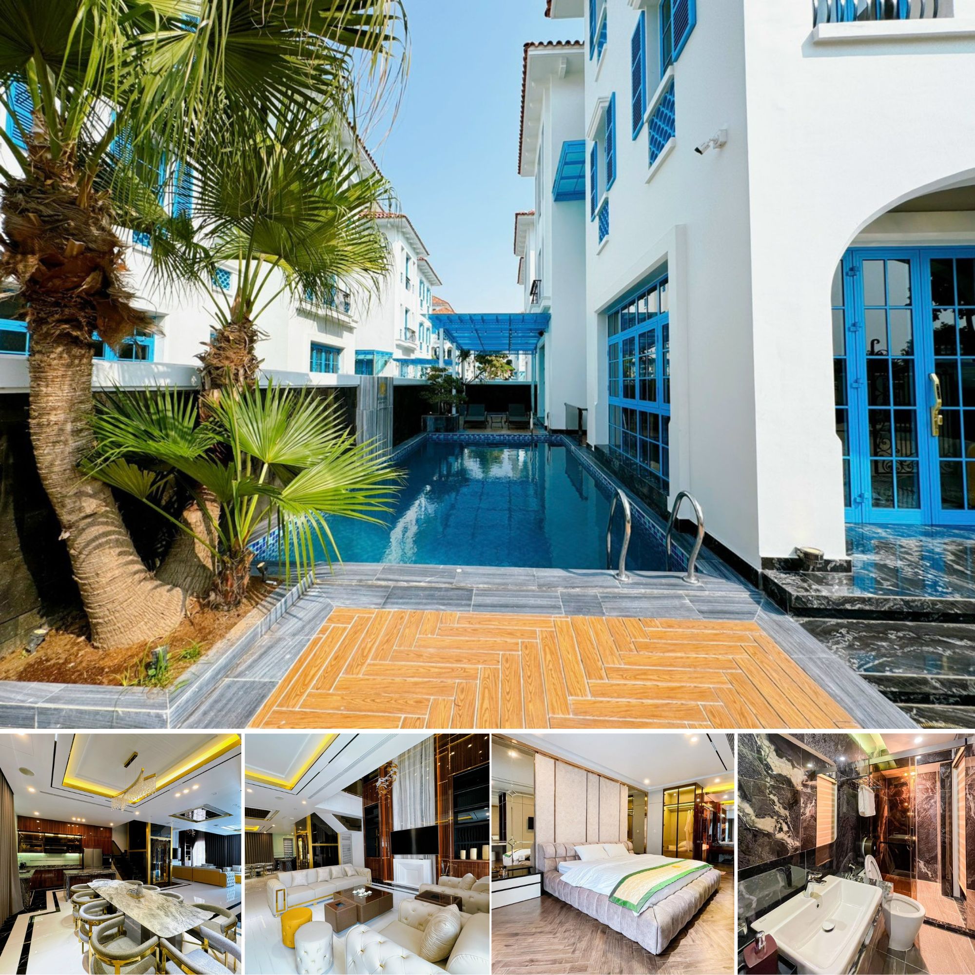 Villa Sun Feria Hạ Long M543: 4 phòng ngủ, sát biển