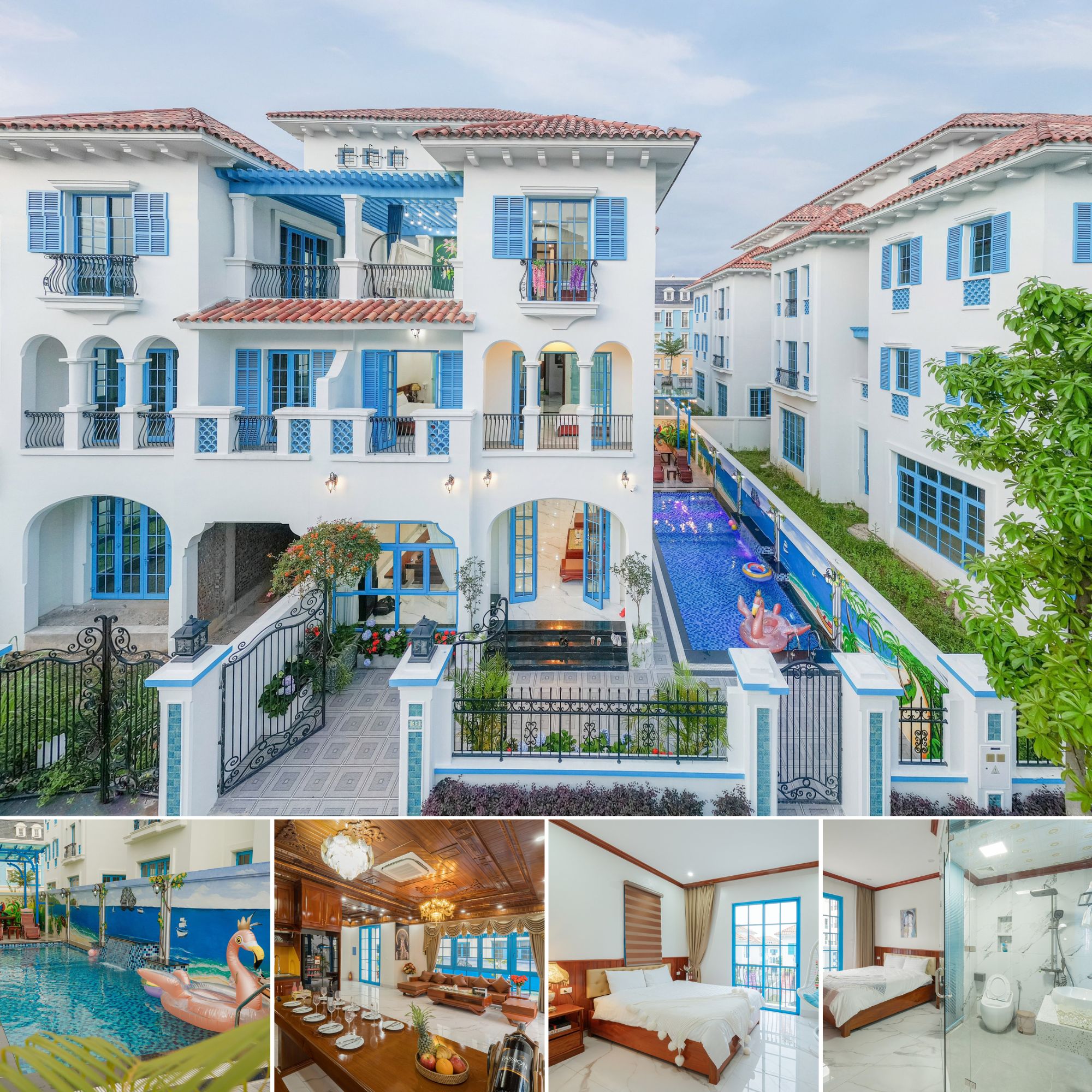 Villa Sun Feria Hạ Long M633: 7 phòng ngủ, sát biển